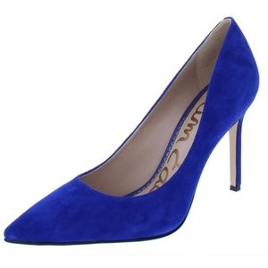 Sam Edelman Royal Blue Pointed Toe Pumps